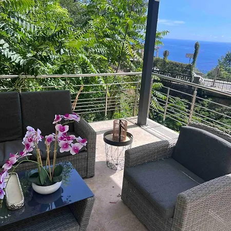 Villa Stunning Seaview White In Beuasoleil With Pool And Garden Beausoleil